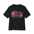 Bloom With Grace Floral Tee — Pink Inspirational Shirt for Women