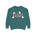 Ghost Check Sweatshirt — Halloween Cute Ghosts Graphic Crewneck