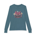 Be Kind Stay Wild Youth Long Sleeve Tee — Floral Positive Message Shirt